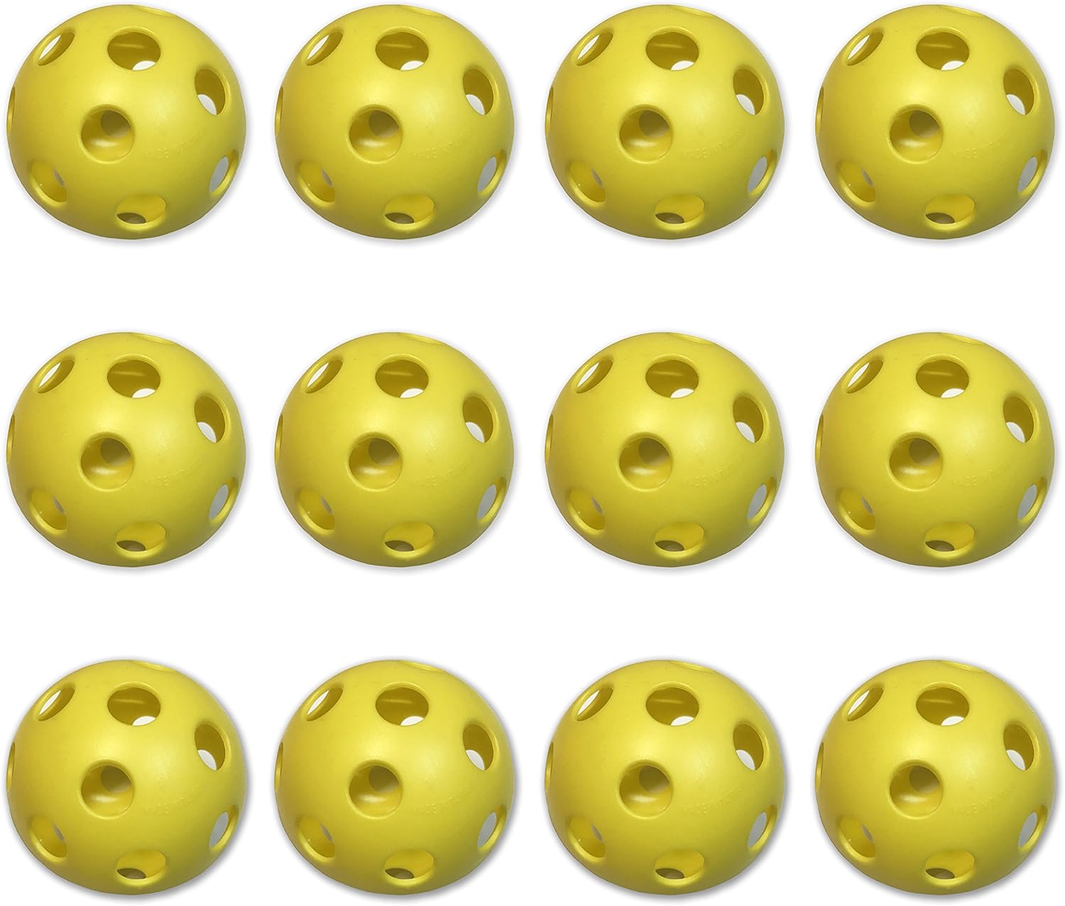 Cannon Sports Plastic Softballs for Baseball Hitting Practice, Indoor/Outdoor Sports