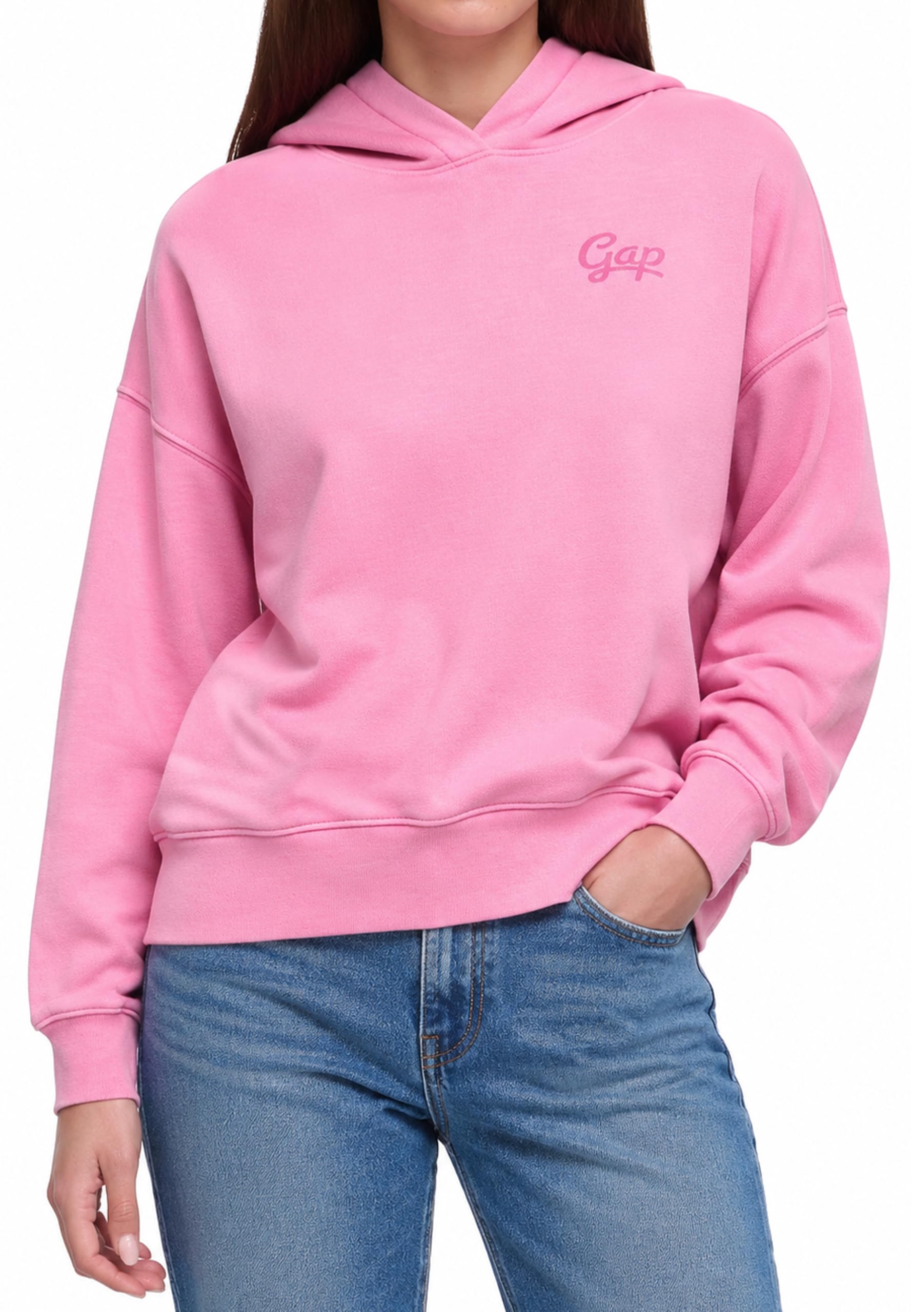 GAP Women's Logo Hoodie Hooded Full Zip Sweatshirt