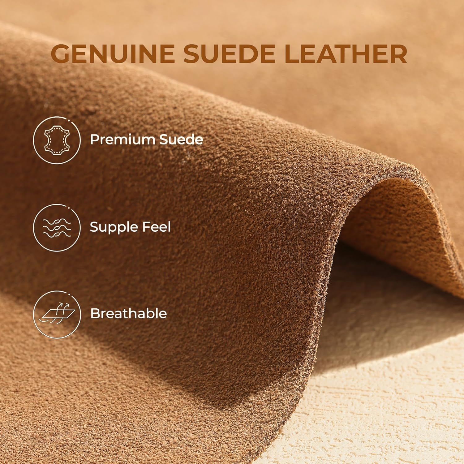 KIDMI 100% Genuine Leather Slippers for Women Fuzzy Winter Scuff House Shoes Cozy Warm Slip on Bedroom Slippers Indoor Outdoor - Image 4