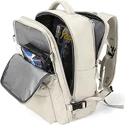 Mochila De Viagem Grande, Impermeável, Com Porta Usb, Multifuncional Antifurto, Compartimento Para Sapatos, Bolso Para Viagem, Mochila Para Notebook, Feminina E Masculina