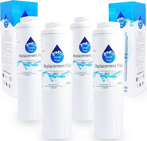 Paquete de 4 filtros de agua de repuesto para refrigerador MFI2067AES - Compatible con cartucho de filtro de agua Maytag UKF8001