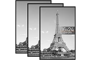 upsimples 16x24 Inch Black Picture Frames