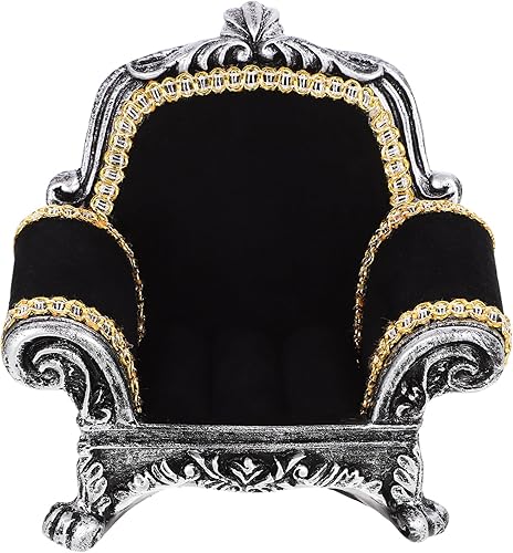Kichvoe Caja de joyería para sofá, caja de joyería de sofá de 3.9 in, caja de almacenamiento de joyería, soporte de exhibición para sofá, soporte