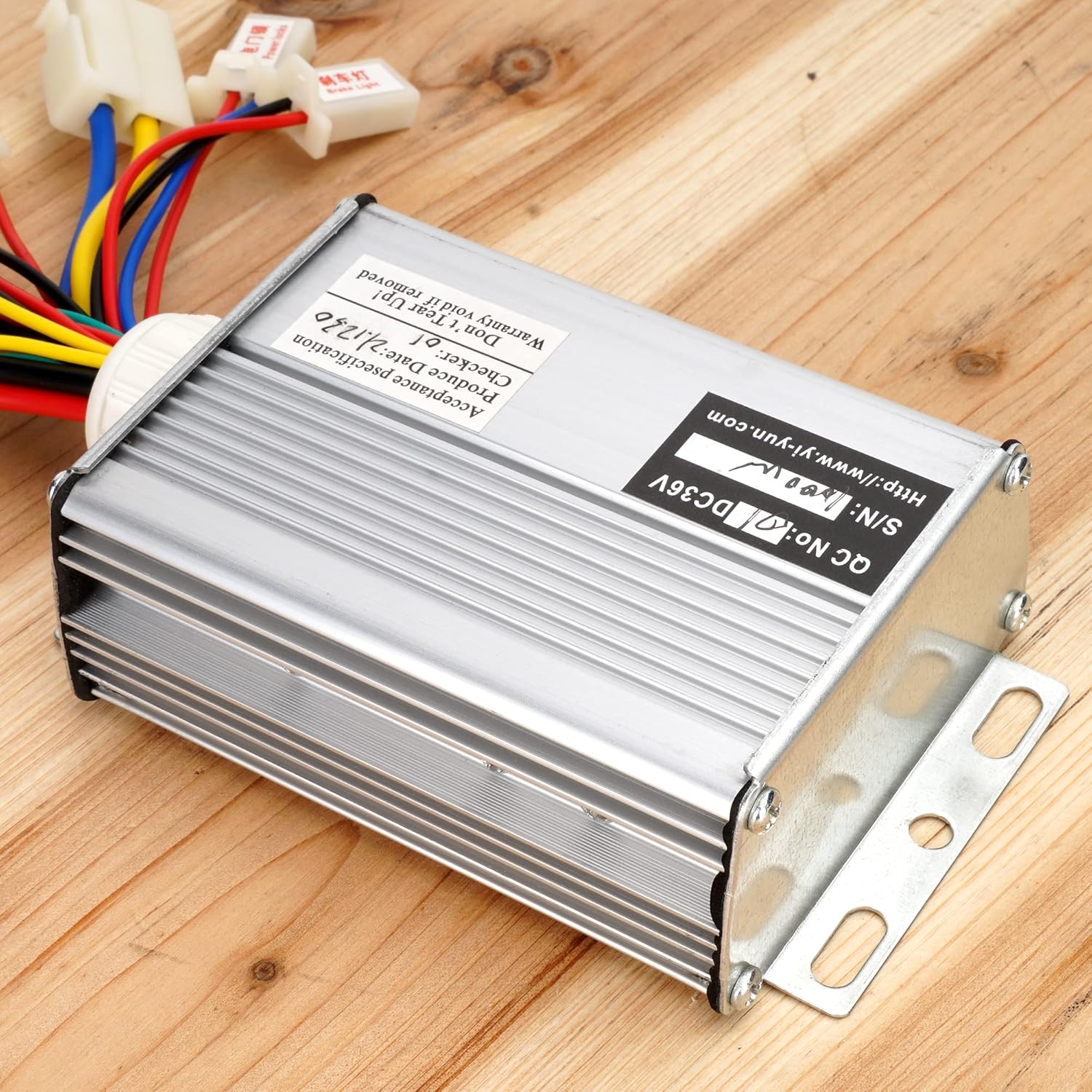 Controller 36v 1000w for Brushed Electric Motor Engine Scooter with White Battery Connector Terminal