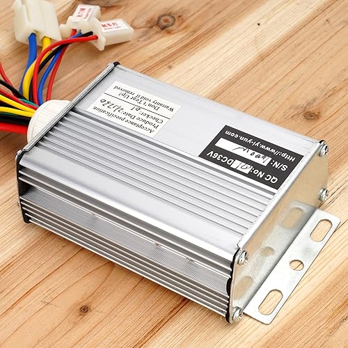 Miniatura 6 de Controlador 36v 1000w para scooter de motor eléctrico cepillado con terminal de conector de batería blanco