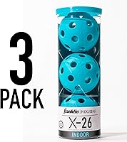 Vista 11 de Franklin Sports X-26 - Pelotas de pickleball para interiores - 3 unidades, 12 unidades y 100 unidades al por mayor - Pelotas de pickleball aprobadas