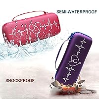 Vista 5 de Estuche para estetoscopio LTGEM para 3M Littmann Cardiology III, II, IV, 3M Littmann Master Cardiology/MDF MDOne de acero inoxidable, accesorios