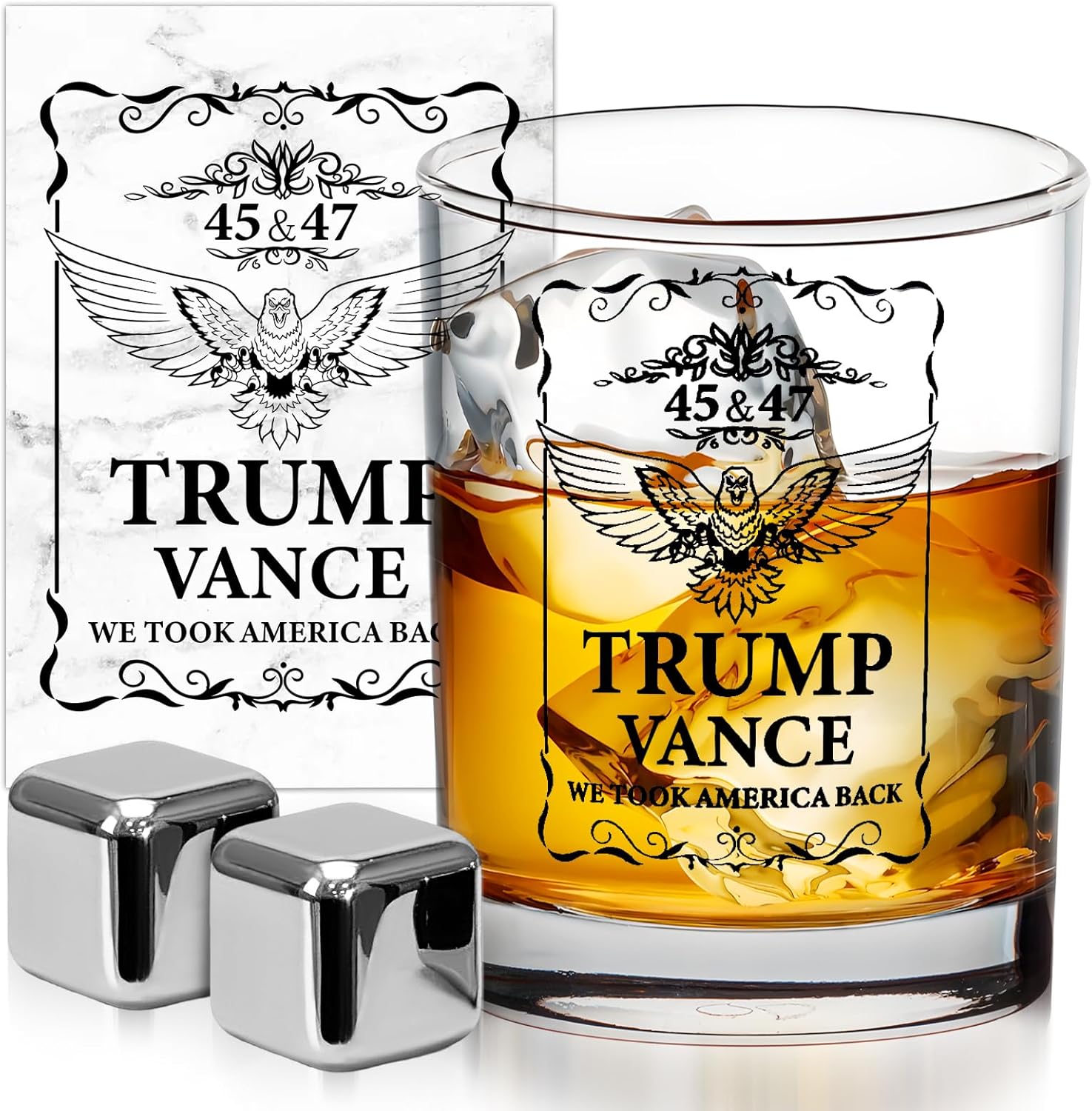 Whiskey Glass,Father's Day Gifts for Dad from Daughter,Son,Gifts for Dads Birthday,11oz Whiskey Rock Bourbon Glass,Birthday Present for Men,Women,for Wine,Vodka,Spirits