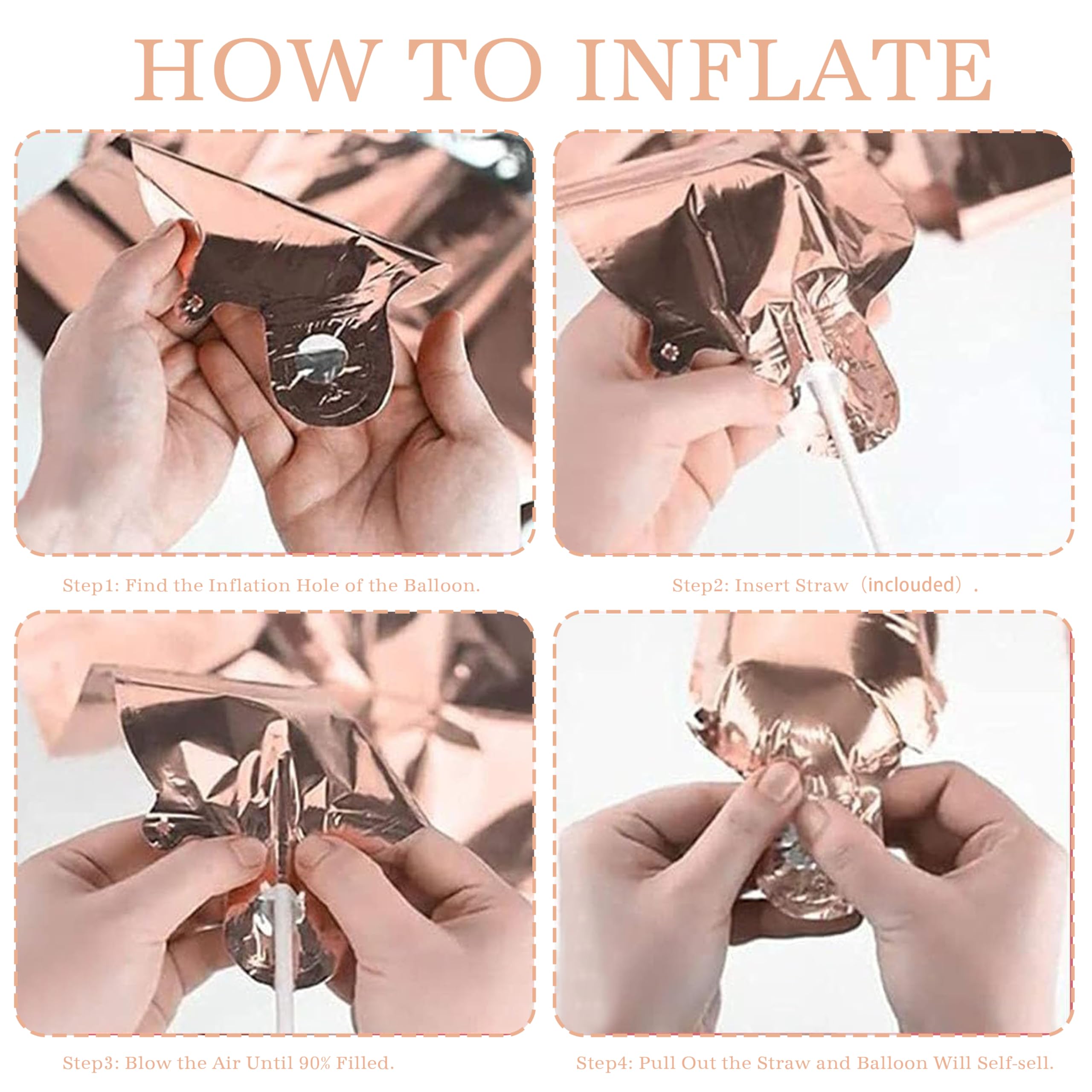 30th Birthday Decorations for Women her - (Total 121pcs) Rose Gold Birthday Supplies Plates and Napkins, Cups, Straws, Tablecloth, Disposable Tableware for 24 Guests