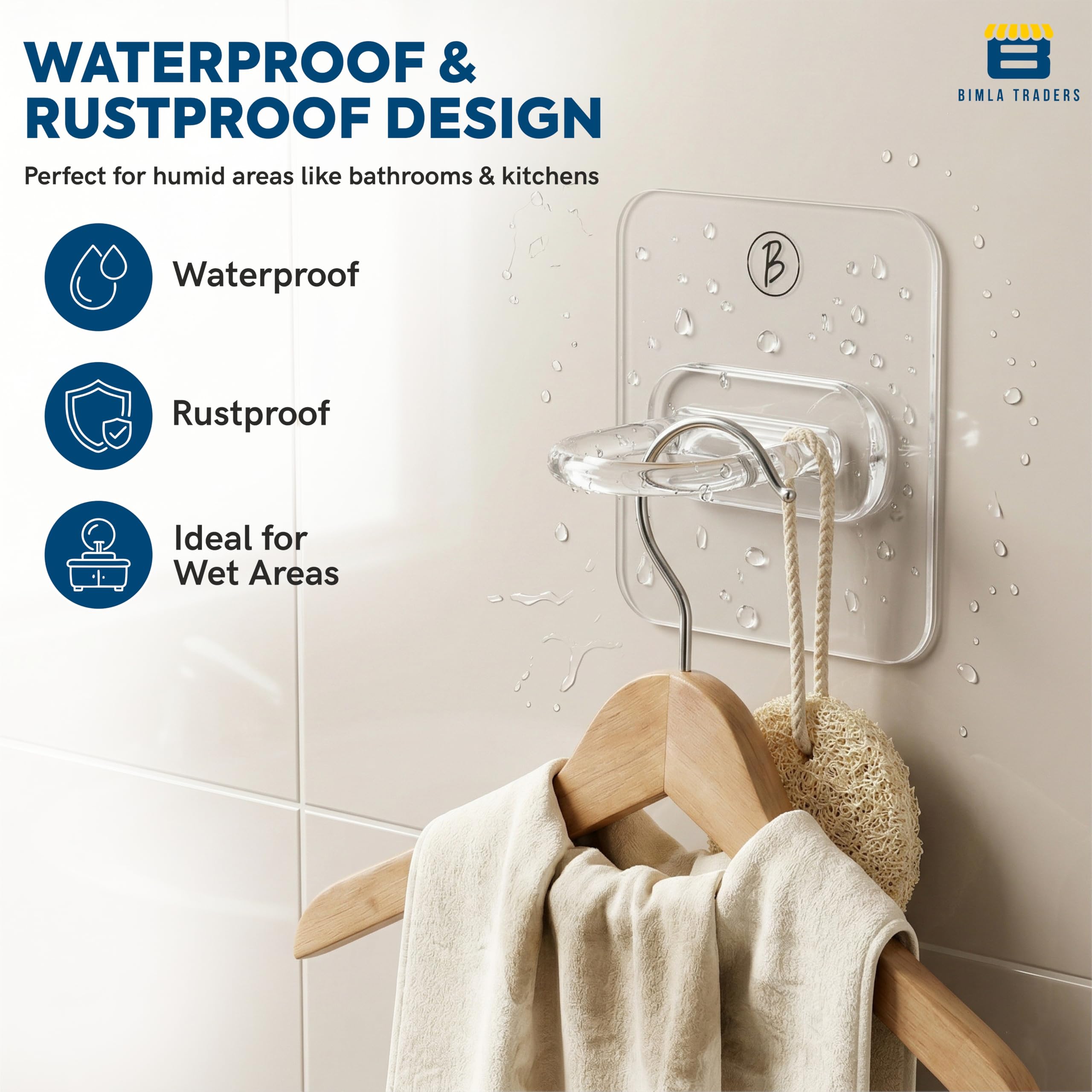 Btag Wall Hooks - Damage-Free Hanging -4