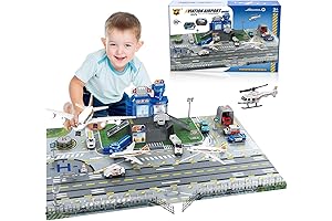 Airport Play Mat Set for Kids' Imaginative Play