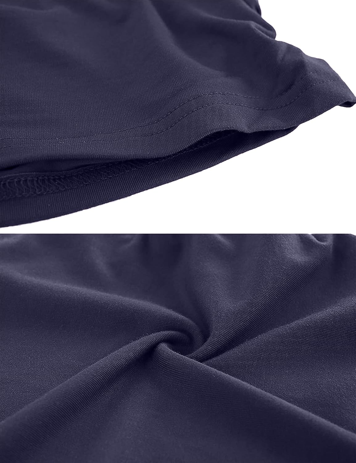 Peauty "Long Enough to Cover Hip Maternity Side Ruch Tank Tops/Basic Maternity Tops for Summer Casual Wear (S-3XL) - Image 5