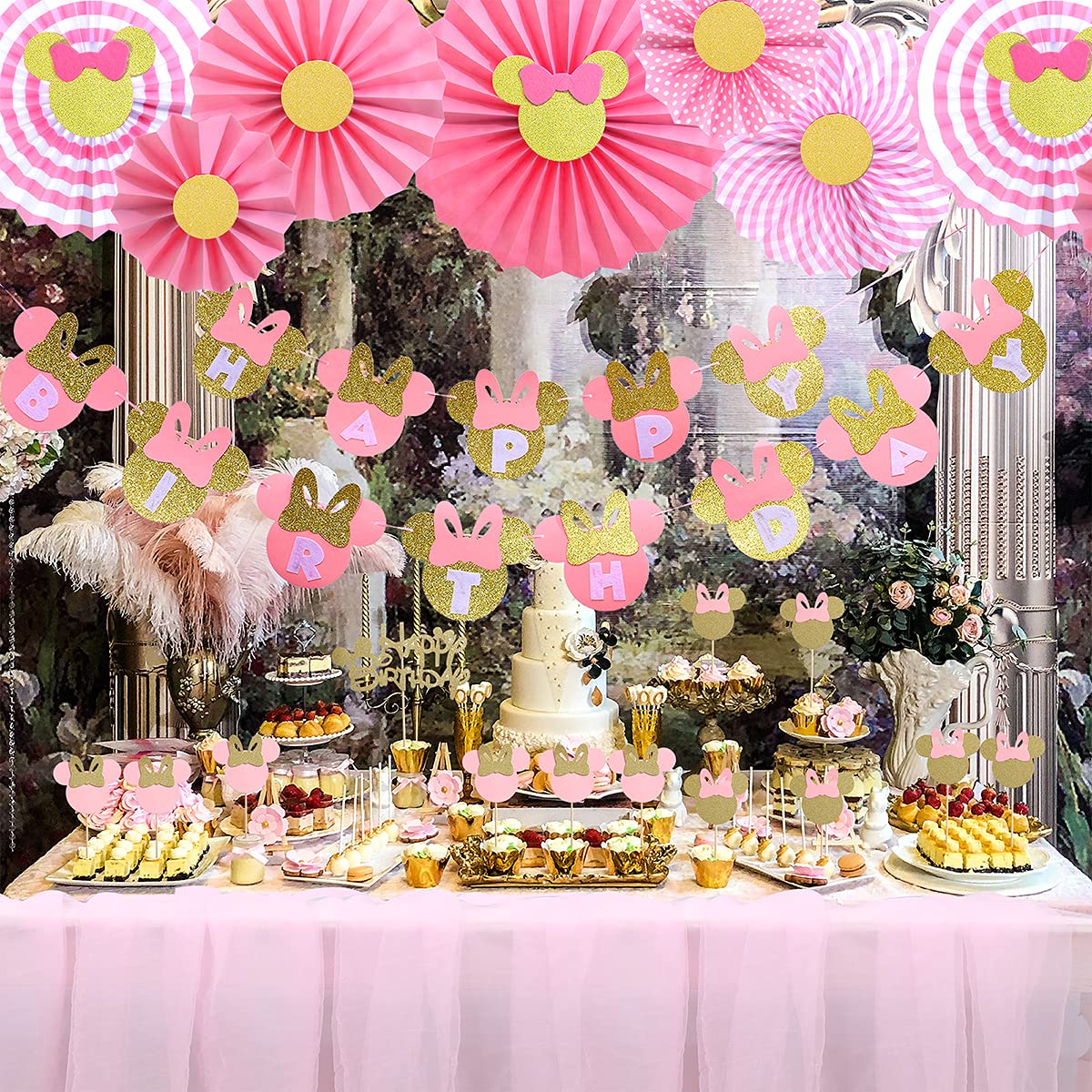 Mickey Mouse 1st Birthday Decorations Minnie Mouse 1st Birthday