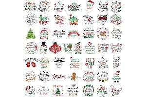 100 Pieces Vinyl Christmas Inspirational Stickers