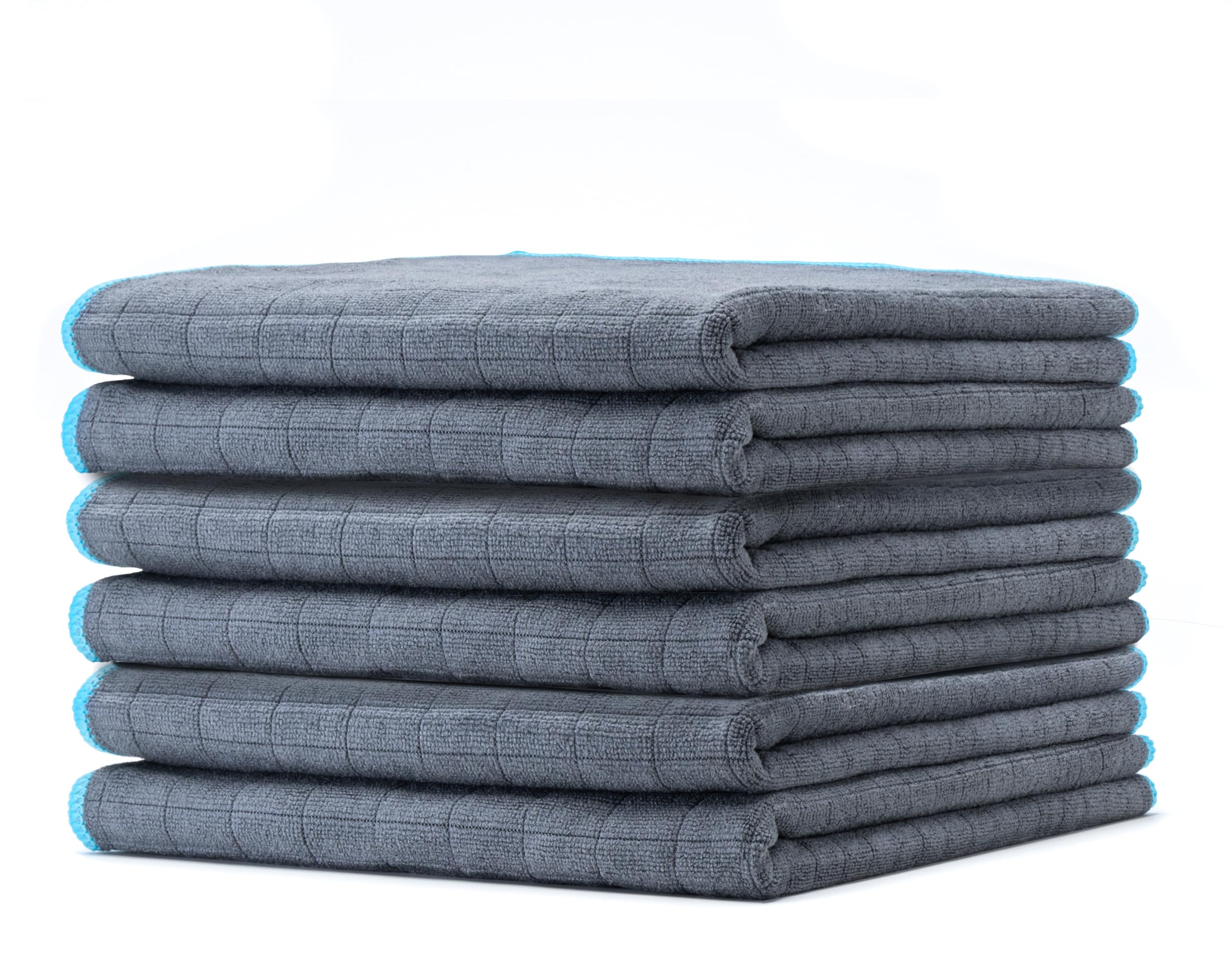 C&C Hexagon C&C Chiffon De Voiture En Microfibre De Qualitu00e9 Supu00e9rieure 800 G /mu00b2, Double Couche, Non Pelucheux, Nettoyage Doux Pour Voiture, 30 Cm X 60 Cm