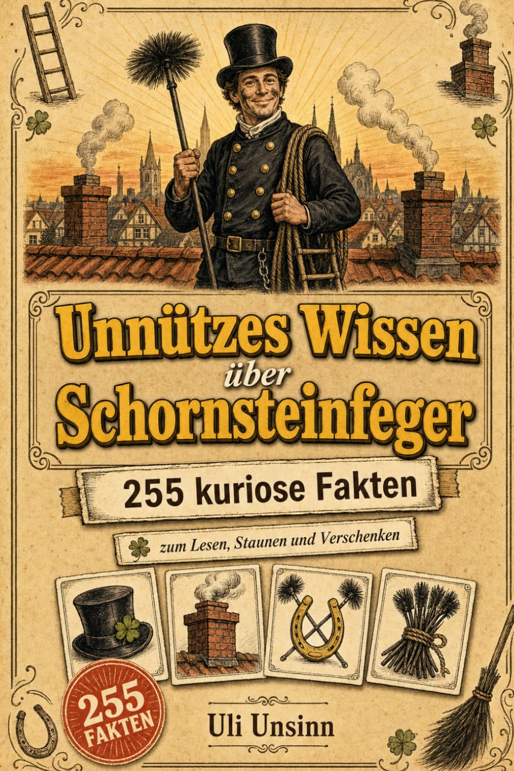 Unnützes Wissen über Schornsteinfeger: 255 kuriose Fakten zum Lesen, Staunen und Verschenken