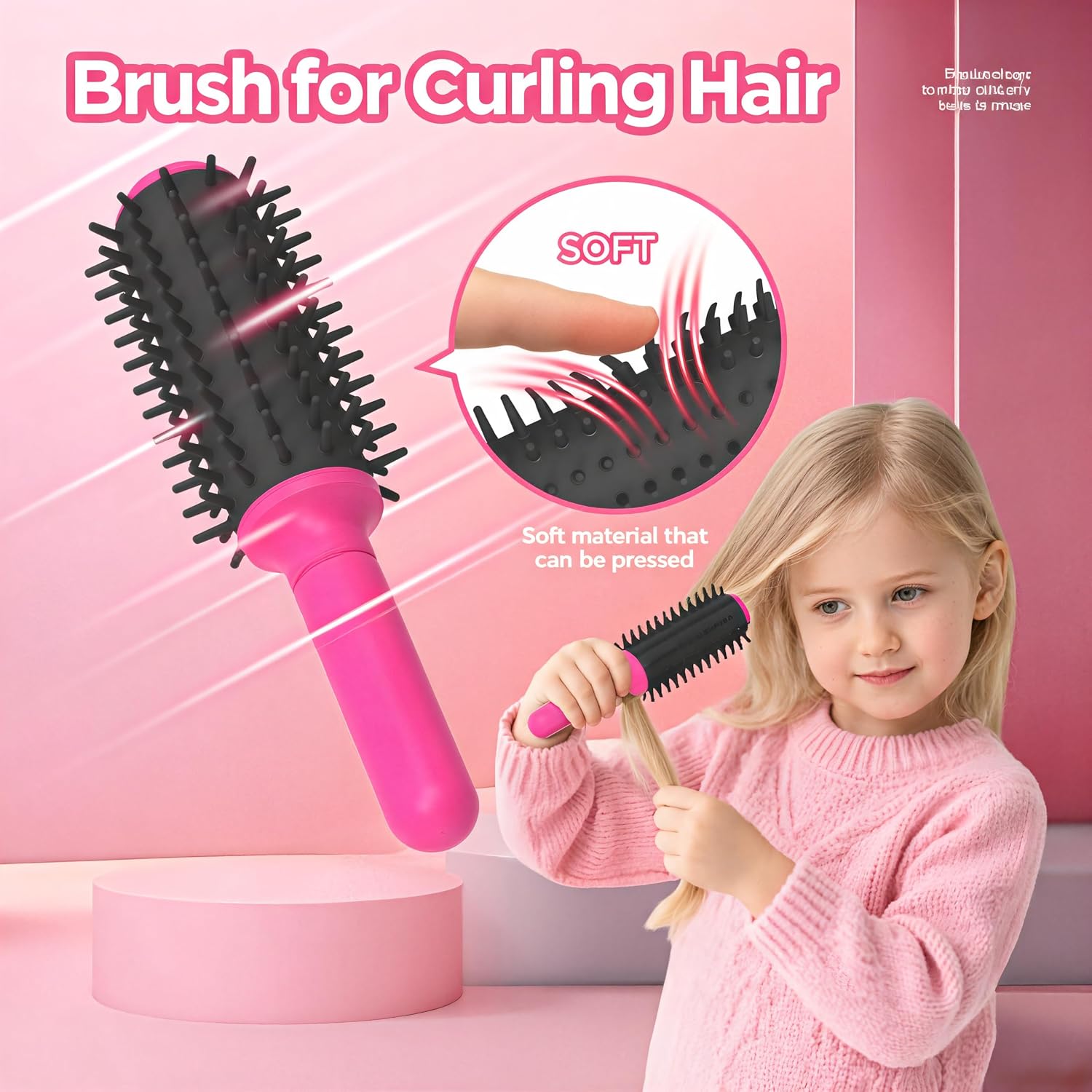 Vanity Makeup Set Pretend Hair Salon Toys Play Set for Girls Birthday Gifts 3-5 Years Old