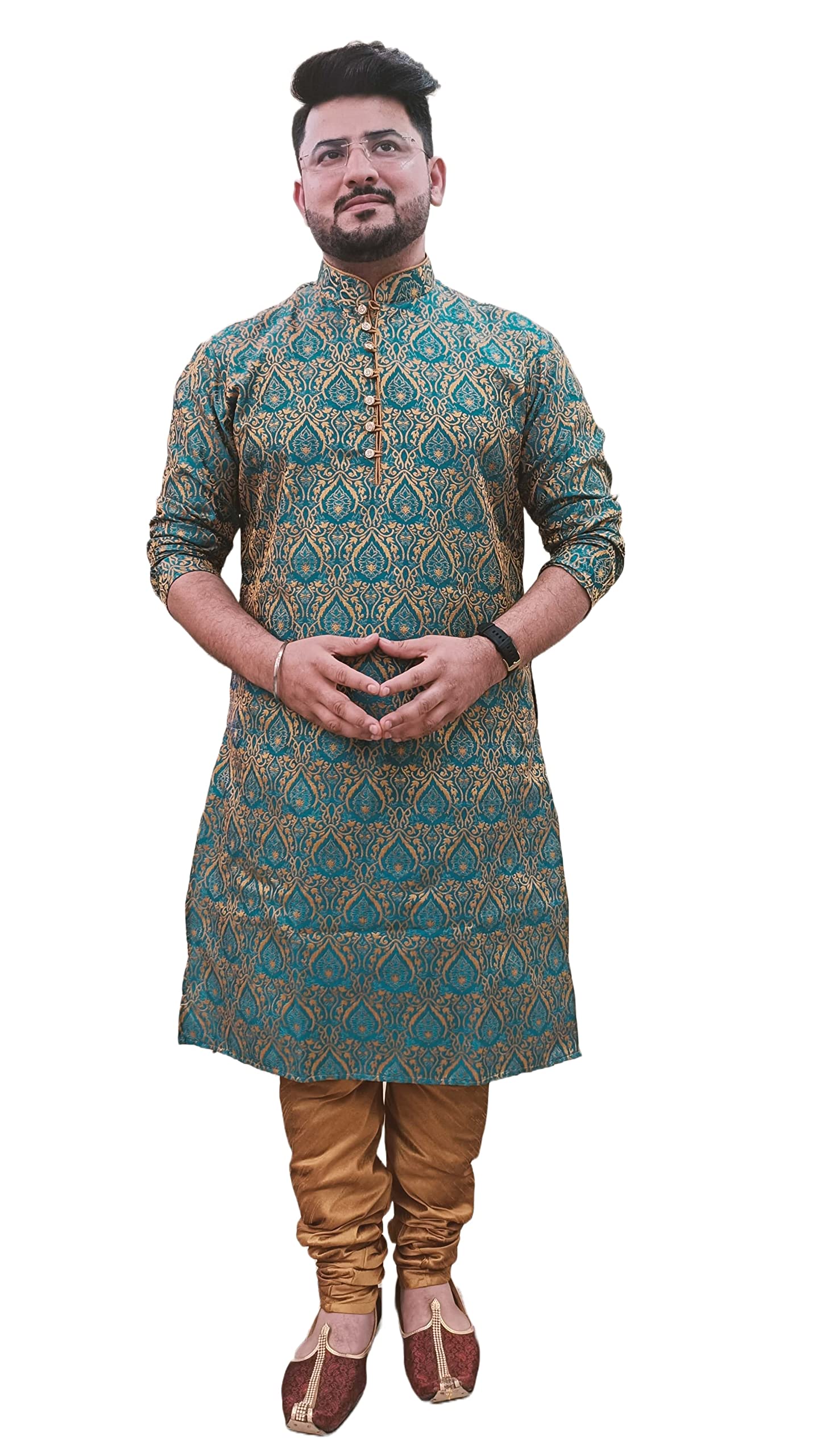 26 i Men Ethnic Kurta and Churidar Set-picture-13
