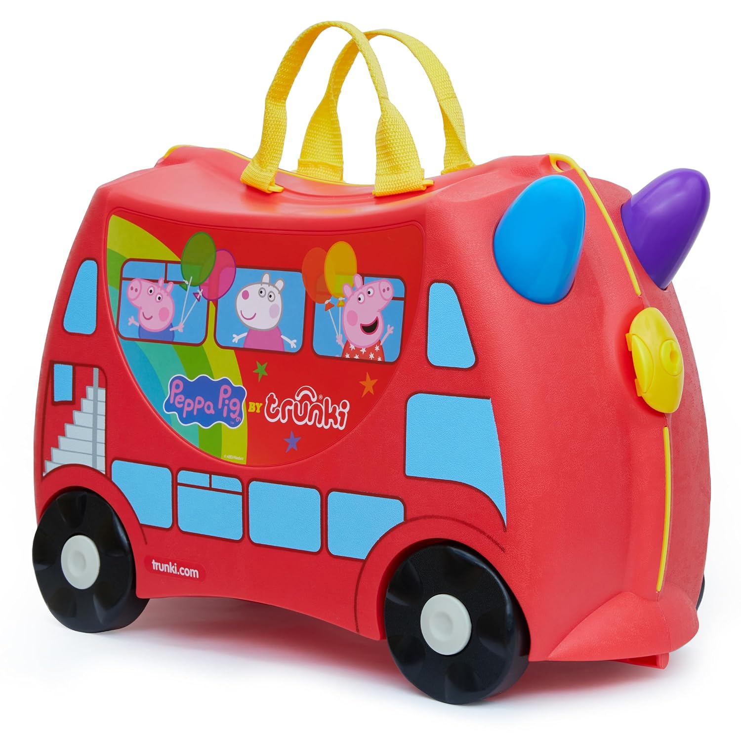 Trunki Original Kids Ride-On Suitcase and Carry-On Luggage, Peppa Pig (Red), Small, Peppa Pig (Red) - Review, Price and Buying Guide