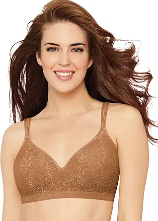 Bali Women's Comfort Revolution Wireless Bra, Full-Coverage Wirefree Bra, Cool Comfort Fabric