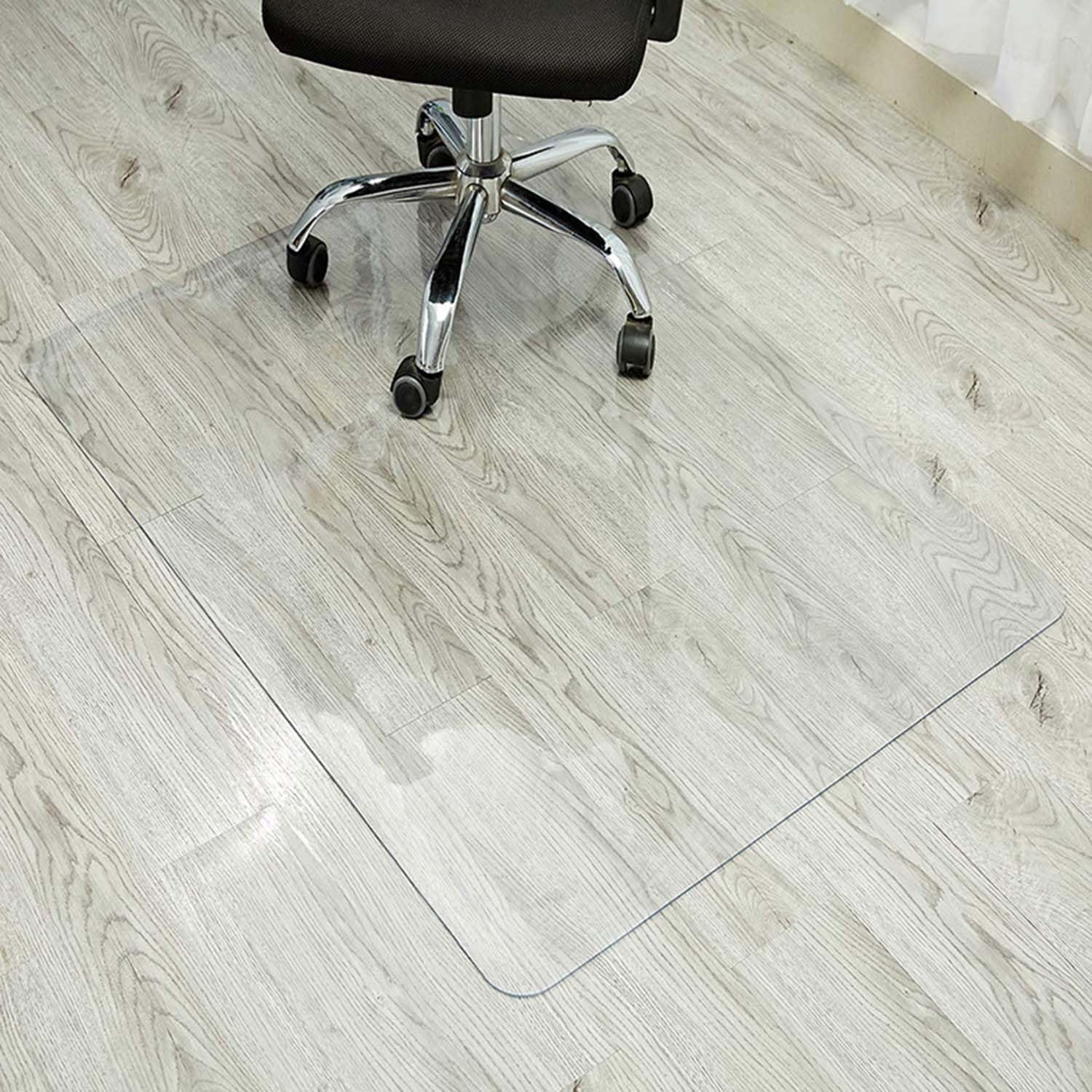 Office Chair Mat for Hardwood Floor Carpet-Protector Transparent Carpet Floor Mat for Carpet for Office and Home 0
