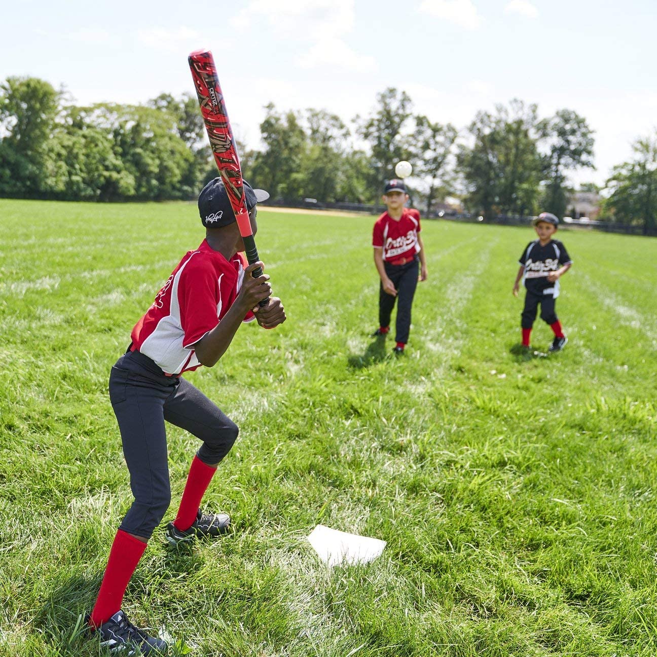 Ortiz34 Graffiti Plastic Bat & Ball Homerun Set- David Ortiz Backyard Baseball Set for Youth, Kids, Teenagers, Adults