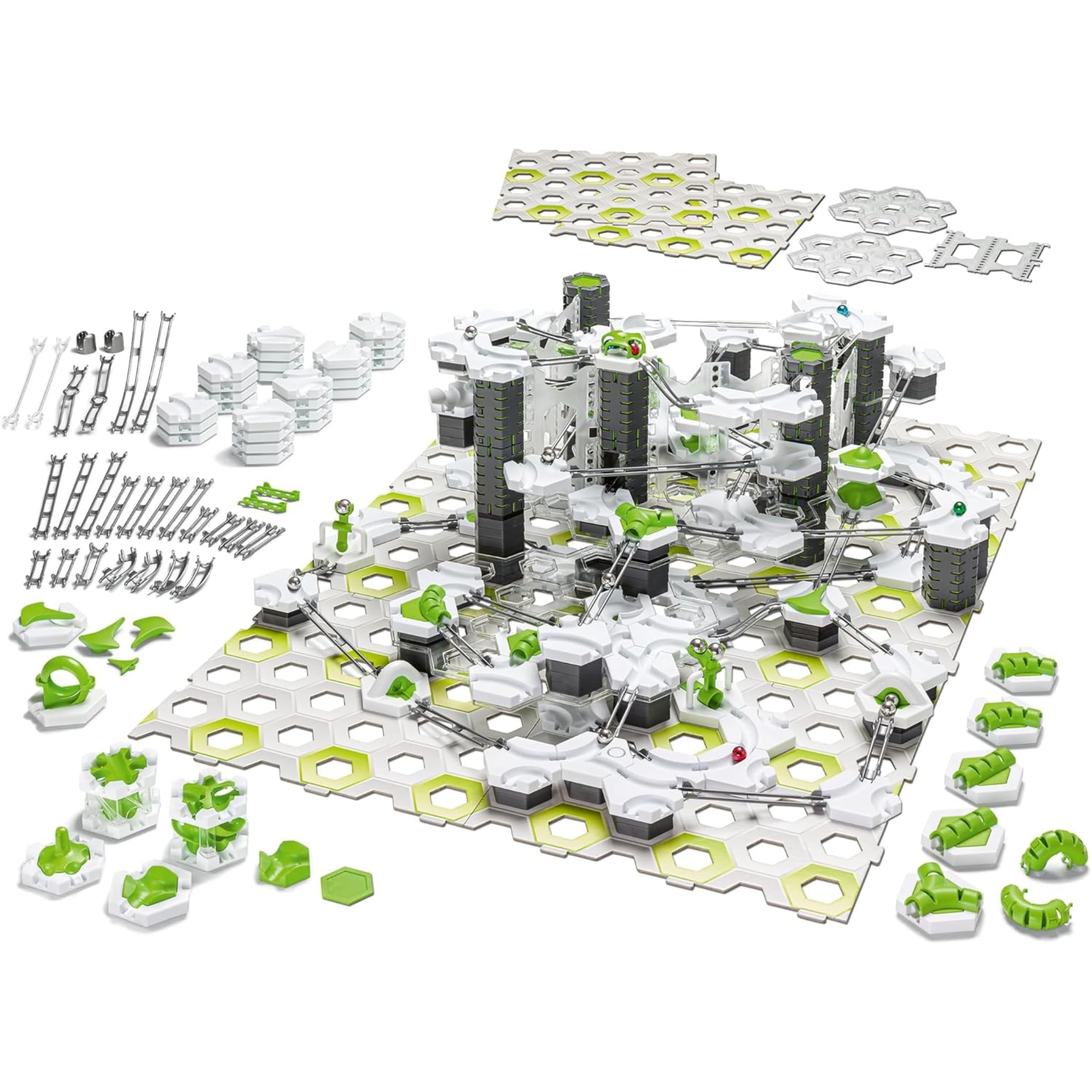 Ravensburger - Gravitrax Pro Giant Starter Set | Pista Biglie Con 409 Pezzi | Rompicapo Bambini Con Le Biglie | Giochi Bambino 8 Anni Maschio e Femmine | Giochi Per Bambini Compatibili Con Tutti