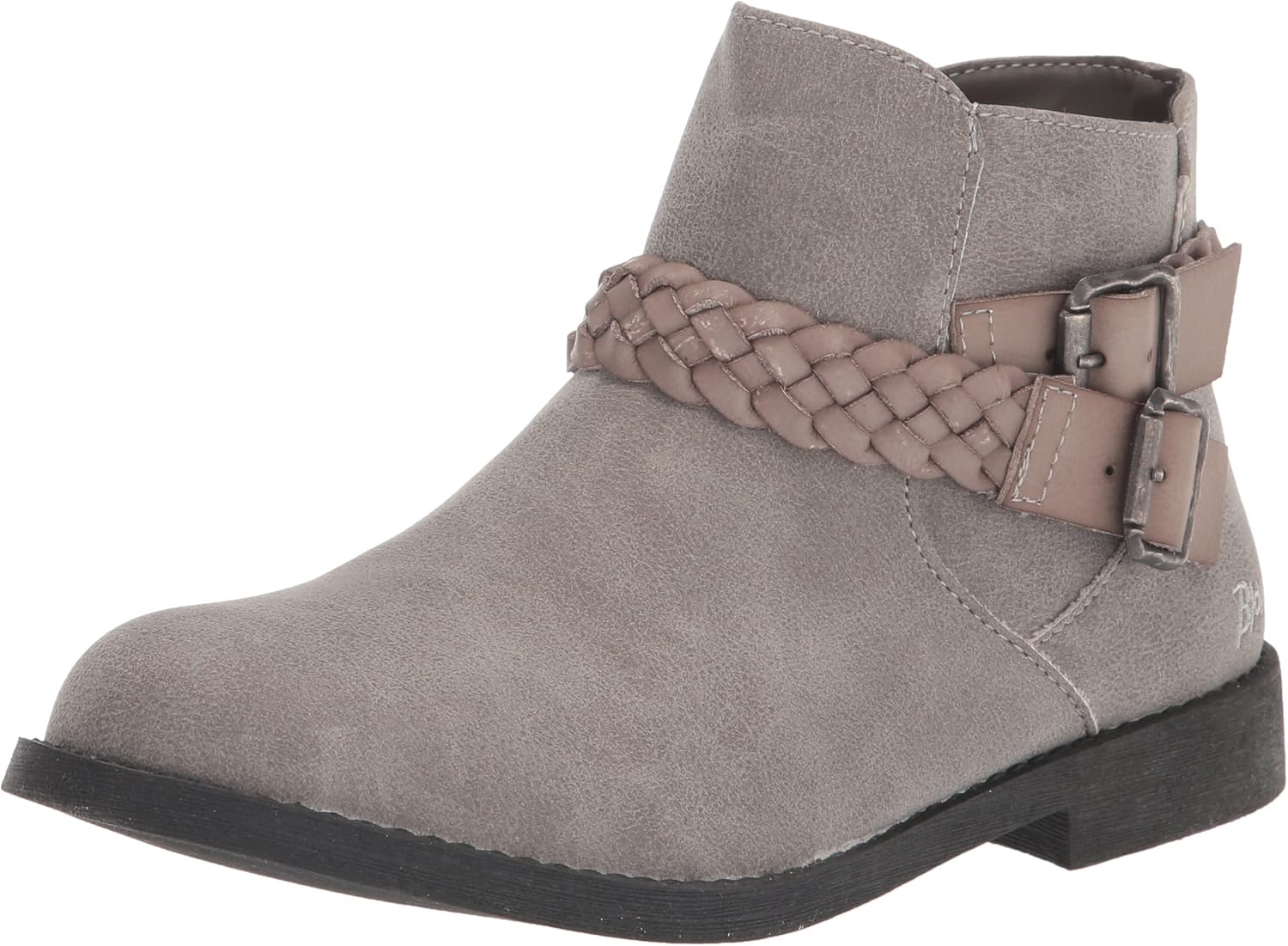 Blowfish Malibu Girls Keepsake-k Ankle Boot, Smoke Grey Prospector, 5 Big Kid