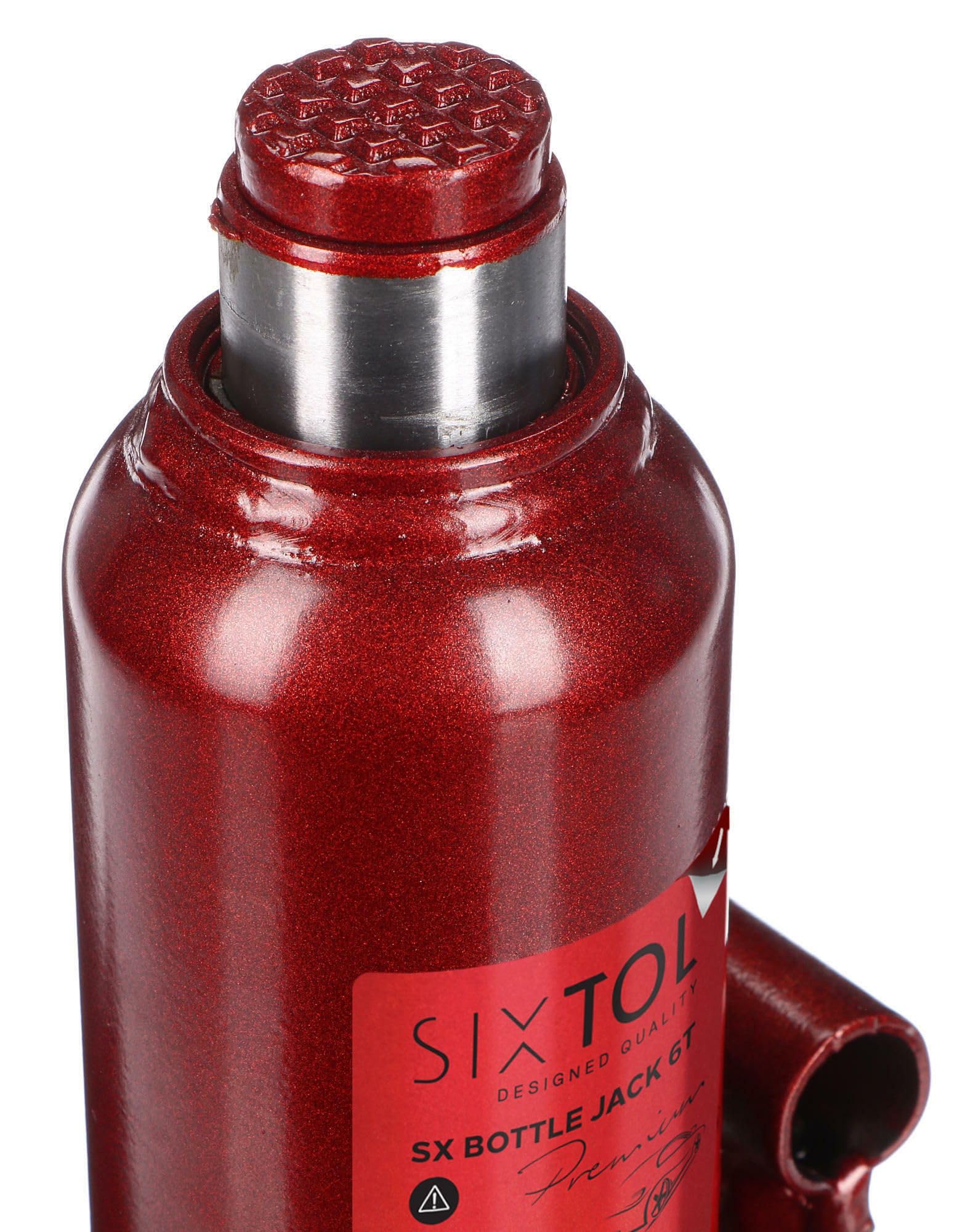 Gato hidráulico tipo botella 6T SX Premium 21,5–43,5 cm construcción soldada