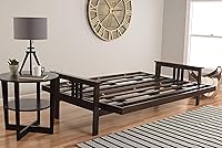 Vista 42 de MFD Futón Montana, Verde, Tela Madera, Colchón de ante de turba