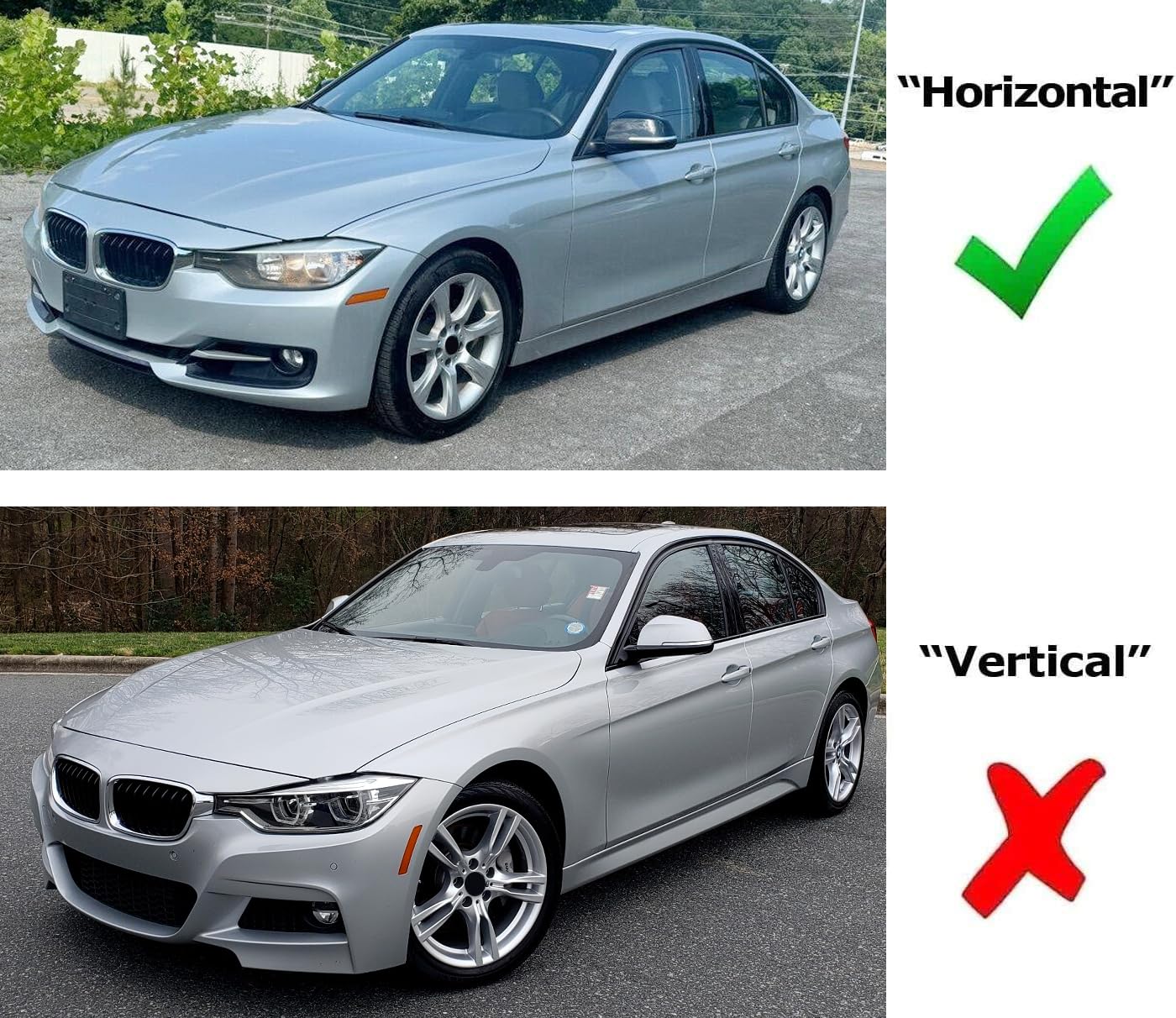 iJDMTOY Glossy Black Smoked Lens Front Bumper Side Markers Compatible With 2012-2015 BMW F30 F31 Pre-LCI 3 Series 328i 335i, Replace OEM Amber Reflector Assy