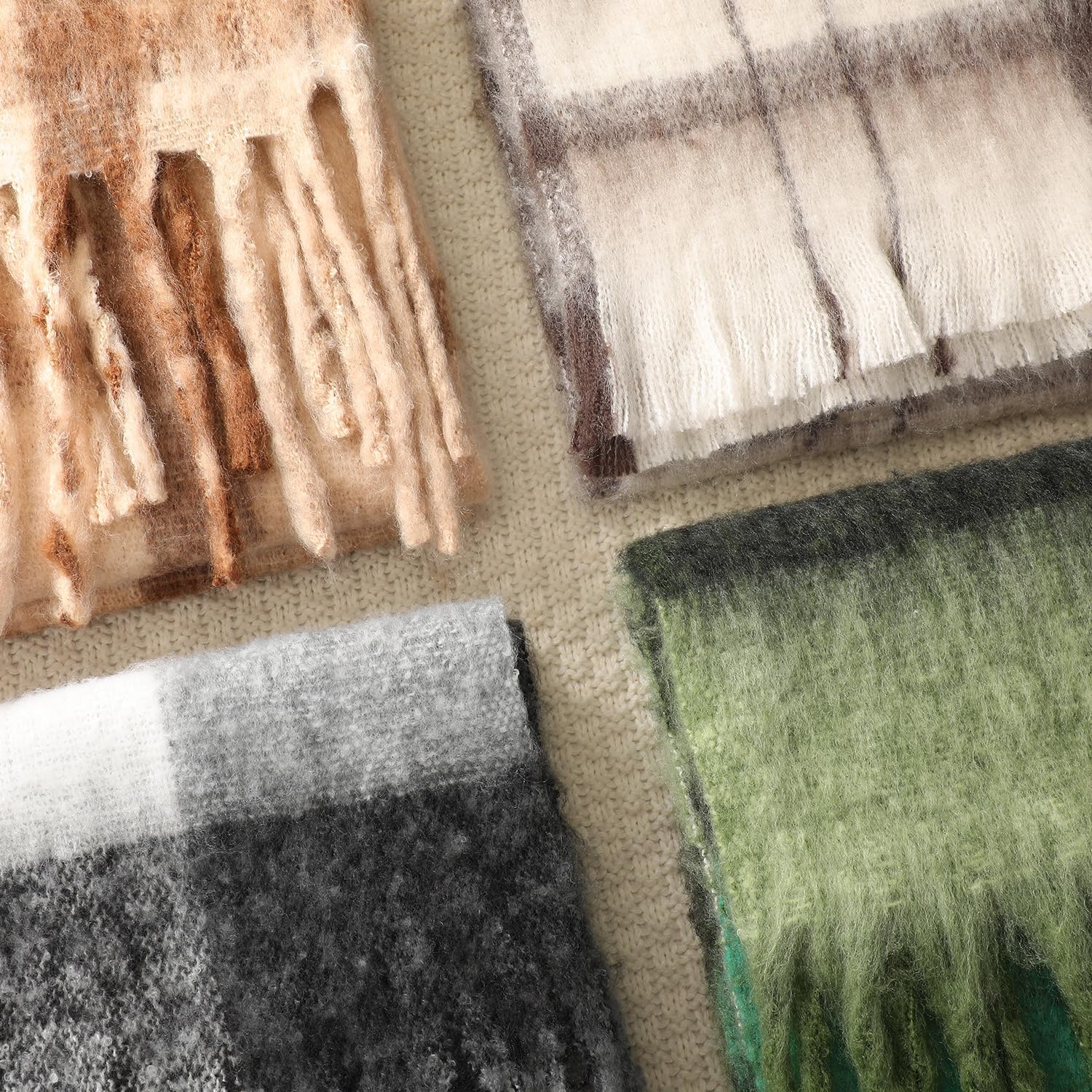 Scarf for Women, Winter Chunky Scarf Warm Scarves Long Shawl Large Winter Scarves Cold Weather for Women - Image 6