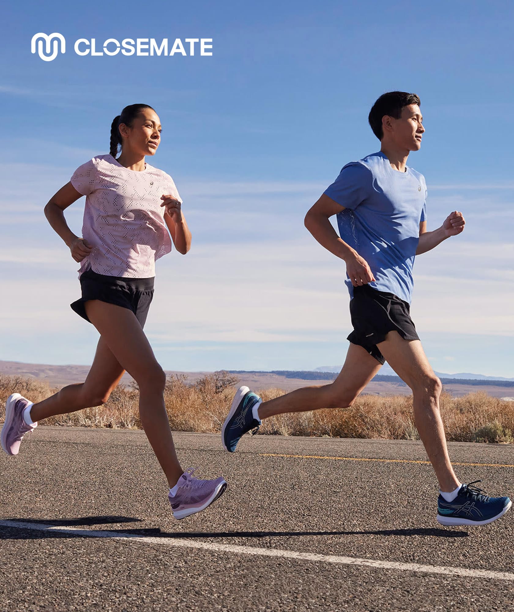 CLOSEMATE 6 Pares Calcetines Deporte Tobilleros Hombre Mujer Algodón Transpirable Compresión Low Cut Running