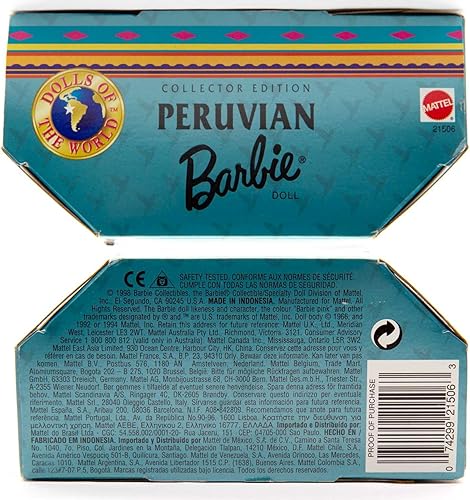Miniatura 6 de Peruvian Barbie - Colección Muñecas del Mundo - Edición Coleccionista