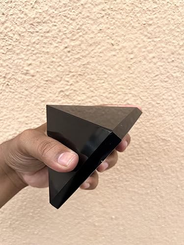 Miniatura 5 de Pirámide de cristal de selenita, pirámide de selenita, cristal curativo, decoración del hogar, regalo tallado a mano 2.165-2.362 in