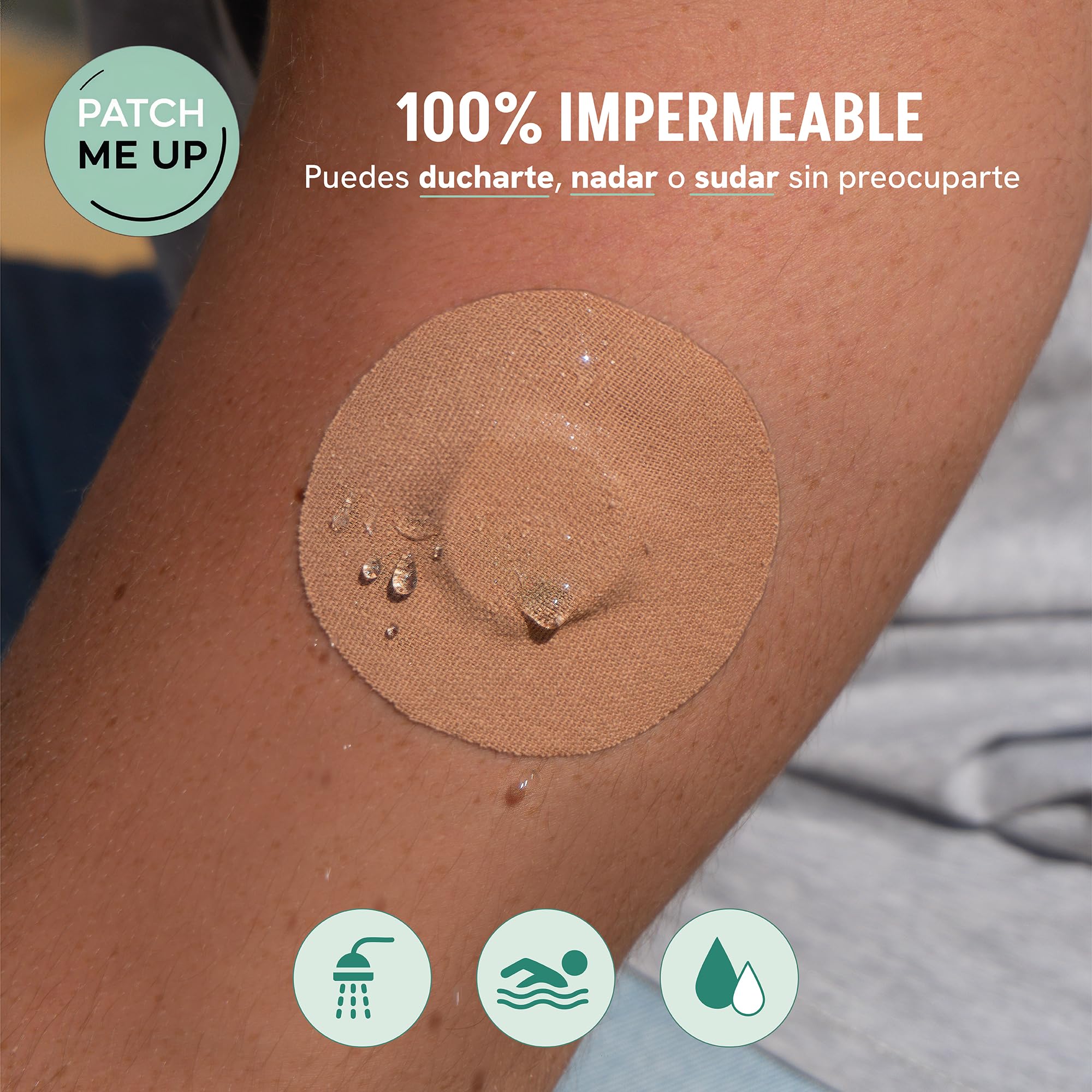 15 Uds Parches Sensor Freestyle Libre 2 y 3 - Adhesivos para Diabetes Hipoalergénicos Impermeables y Transpirables - Fijación 14 Días para Deporte Ducha - Protector Medidor de Glucosa