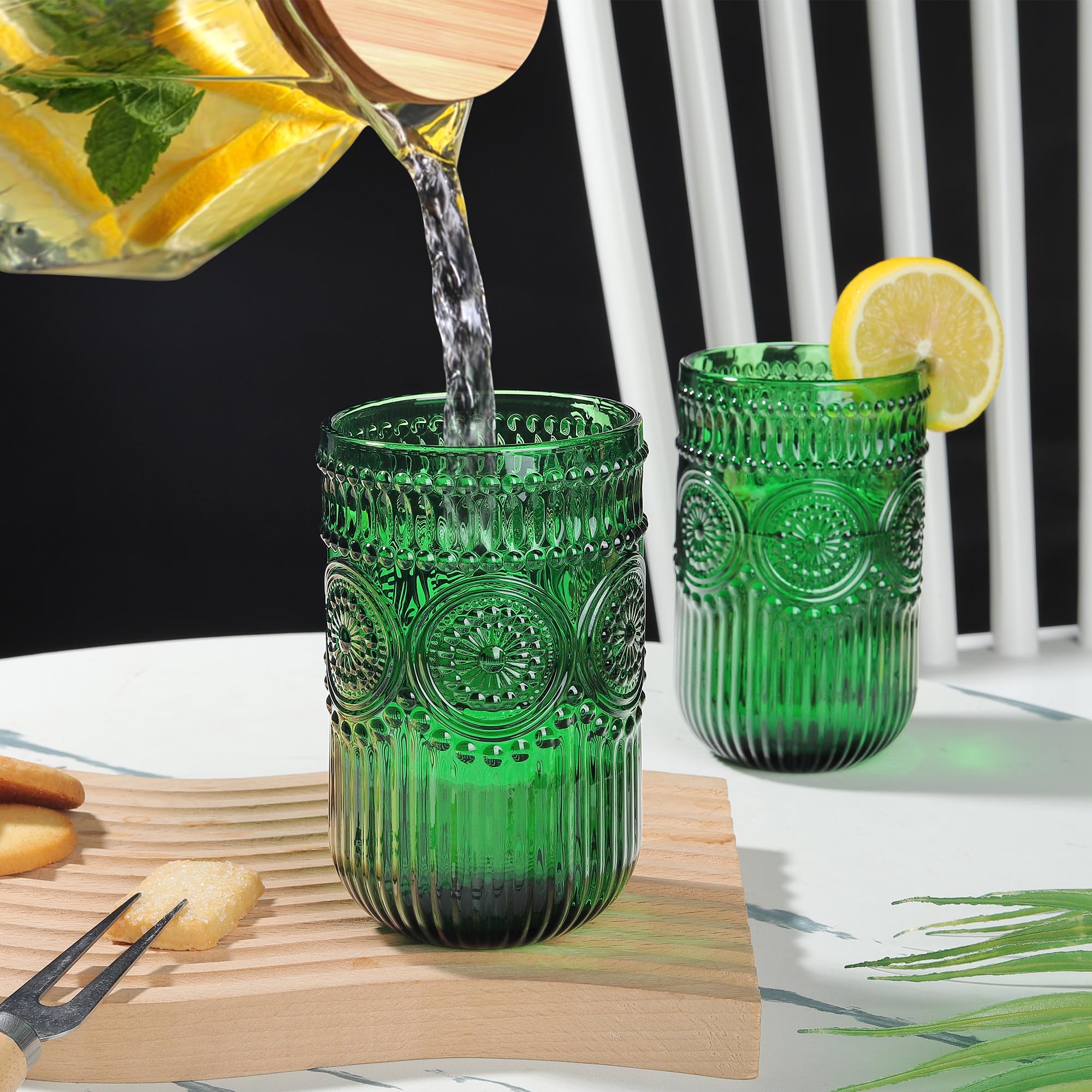 Set Di 2 Bicchieri A Forma Di Ananas In Vetro 16oz: Calici Tropicali Per Cocktail, Whisky E Suo, Lavastoviglie