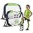 Sport Squad Portable Soccer Goal Net Set - Set of Two 4\' Pop Up Training Soccer Goals with Compact Carrying Case-Easy Assembly and Compact Storage -Great for Kids and Adults, Small (SSS1001),Black