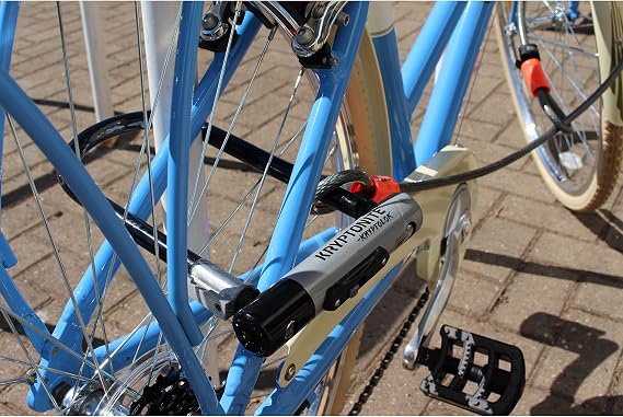 Kryptonite Kryptolok Standard Bicycle U-Lock w/4-foot Flex Cable