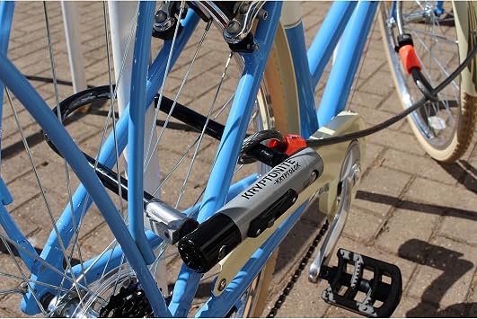 Kryptonite Kryptolok Standard Bicycle U-Lock w/4-foot Flex Cable