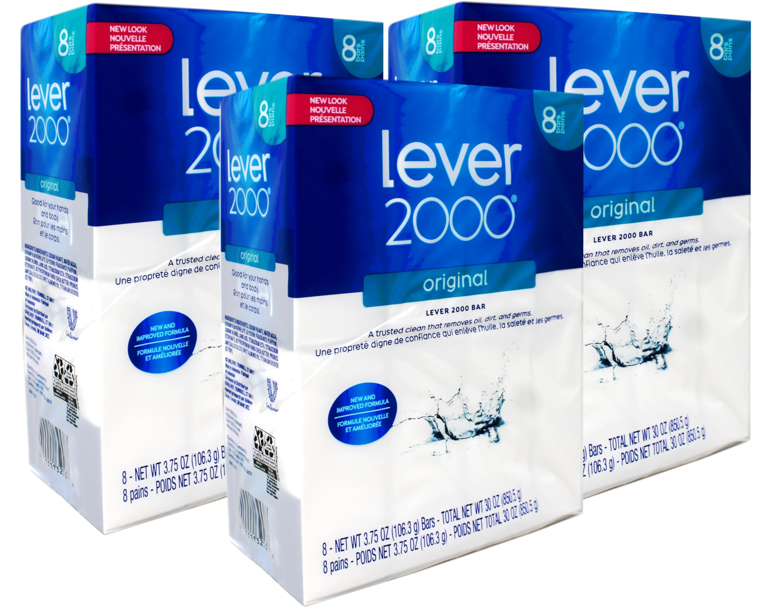 Lever 2000 Bar Soap, Original 4 oz, 24 bar