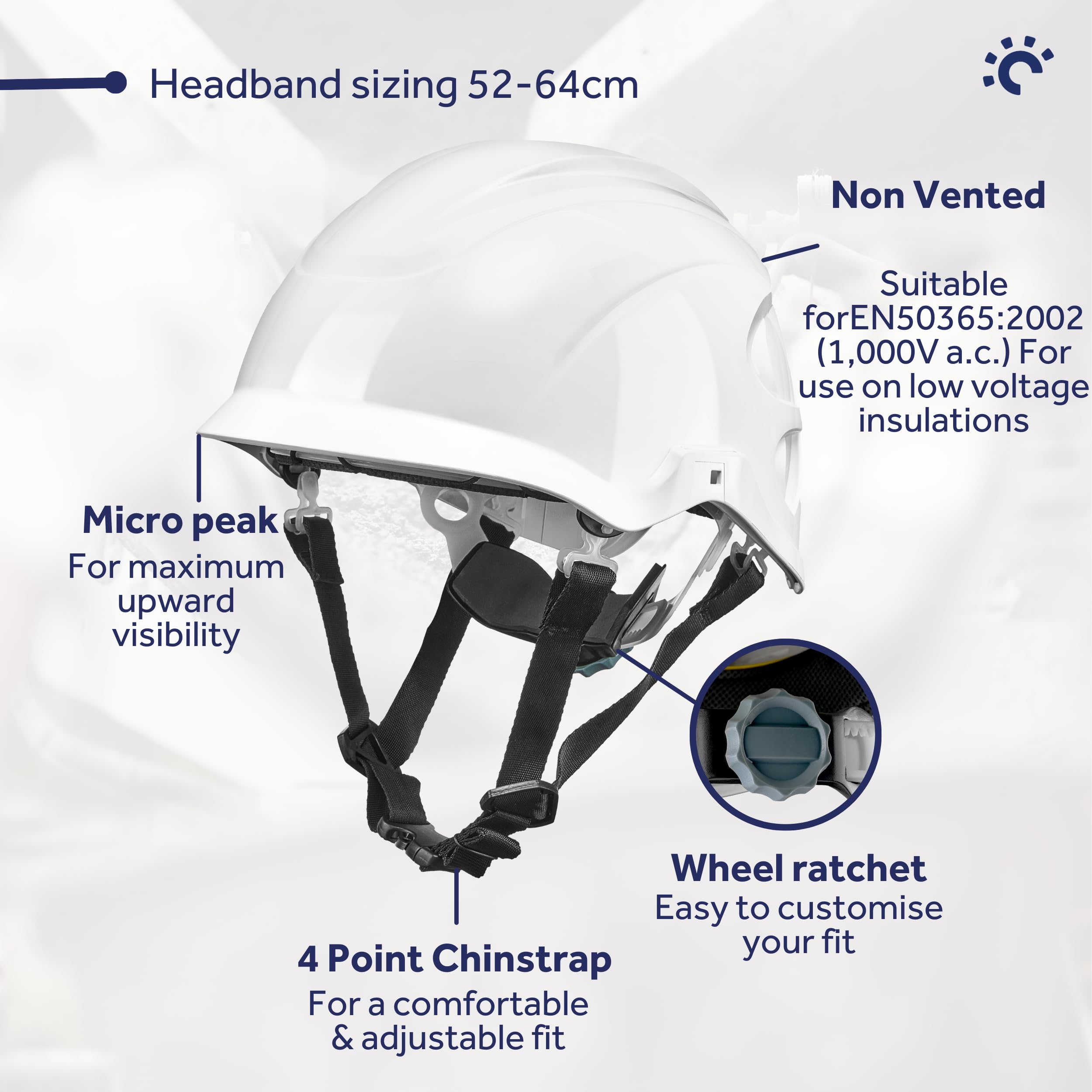 Centurion Casco de Seguridad - Casco Duro con MIPS - Casco Industrial Nexus Exceed MIPS para Andamios, operadores de elevación de Pluma, arquitectos, técnicos de turbinas eólicas y limpiadores de