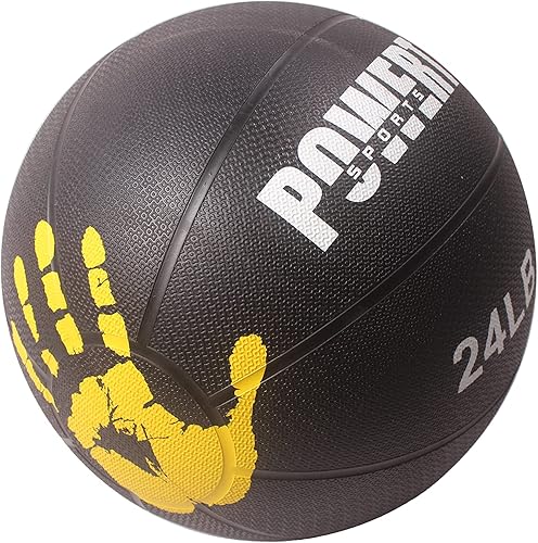 Miniatura 6 de POWERT Bola medicinal con peso para entrenamiento HIIT, ejercicio cardiovascular y terapia física