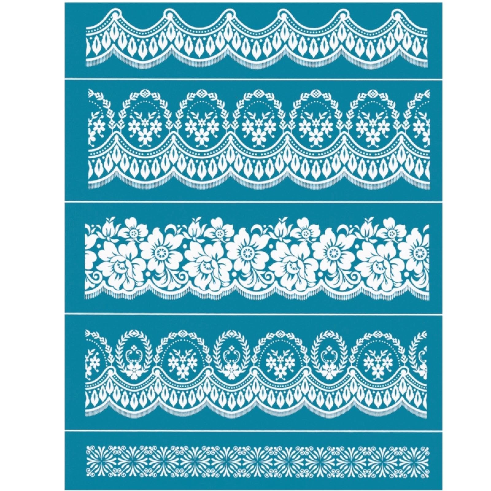 MANGOUSONG Screen Printing Kit,21x28cm Flowers Self-Adhesive Silk Screen Printing Stencil Mesh Transfers for Painting Wood Pillow Fabric Bags