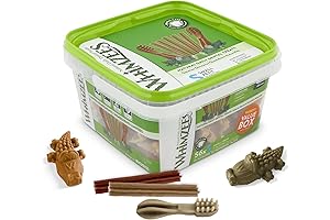 Whimzees Small Dog Treats XS Natural Dental Dog Chew Long lasting, Variety...