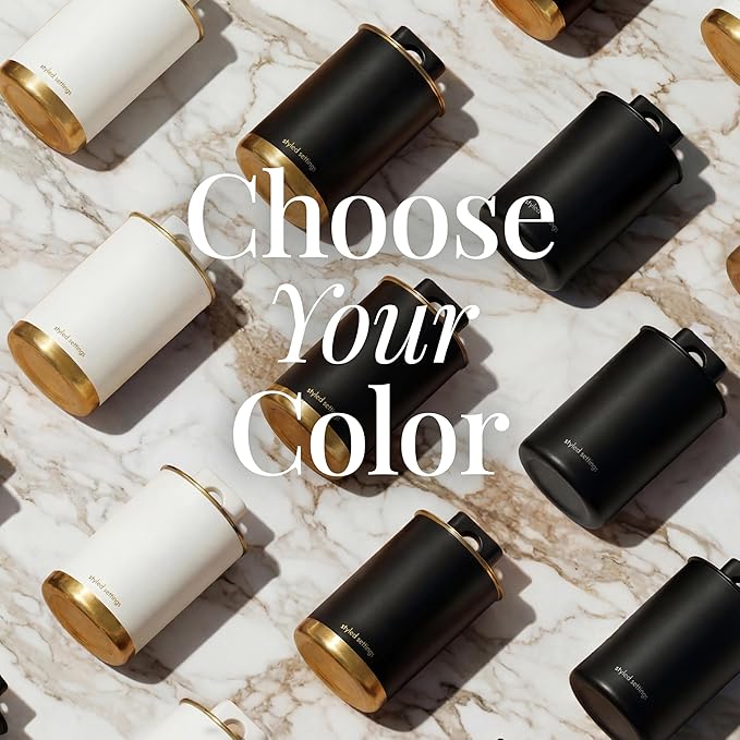 Contenedor de Café STYLED SETTINGS - Airtight con Cuchara - Negro miniatura 7