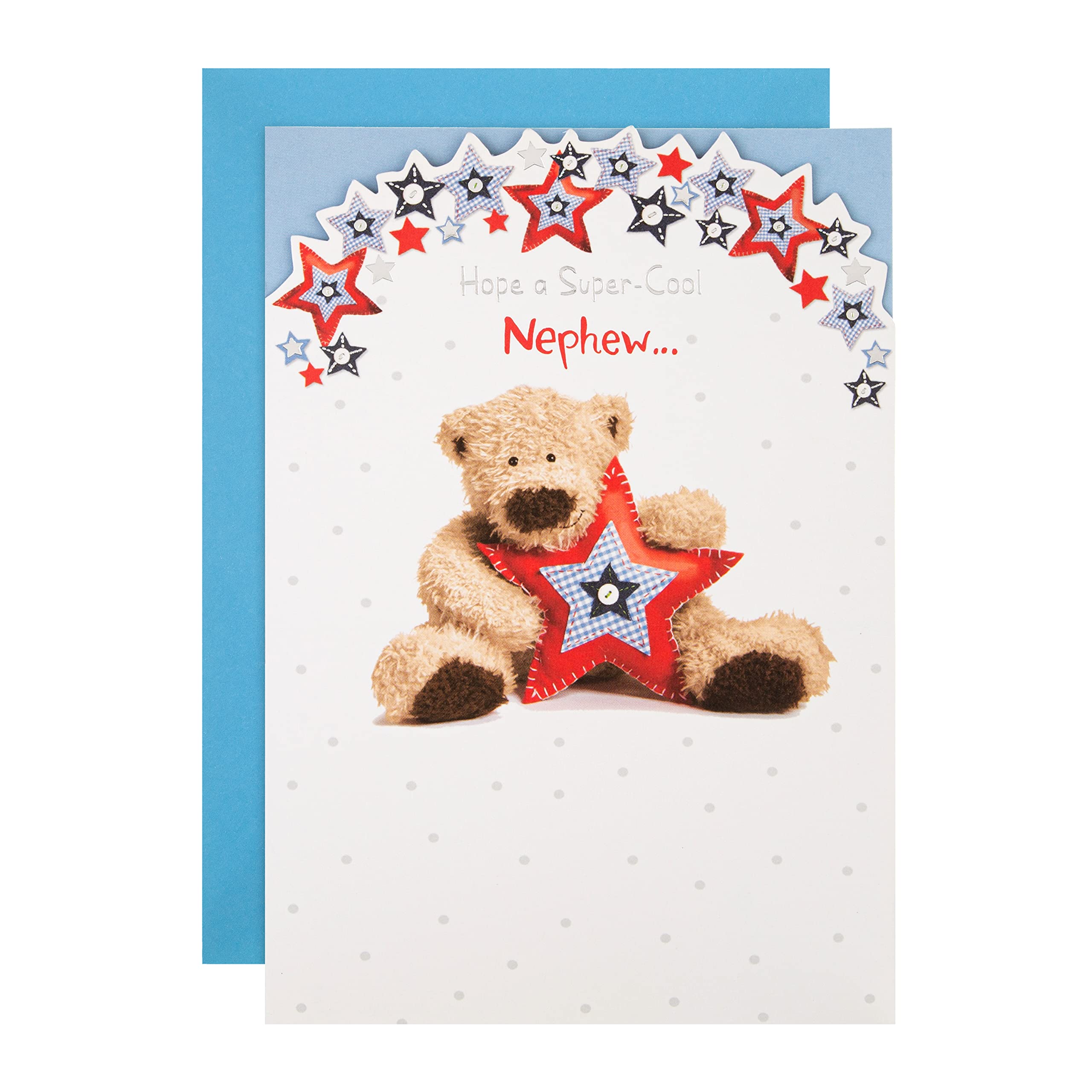 Hallmark Birthday Card for Nephew - Cute Die Cut 'Wellibobs' Design