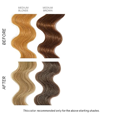 Miniatura 4 de oVertone Haircare - Acondicionador tonificante azul, neutraliza el cobrizo para cabello rubio a castaño claro, fórmula profundamente hidratante con