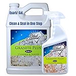 Black Diamond Stoneworks GRANITE PLUS! 2 in 1 Cleaner & Sealer for Granite, Marble, Travertine, Limestone, Ready to Use! (1-Quart/1-Gallon)