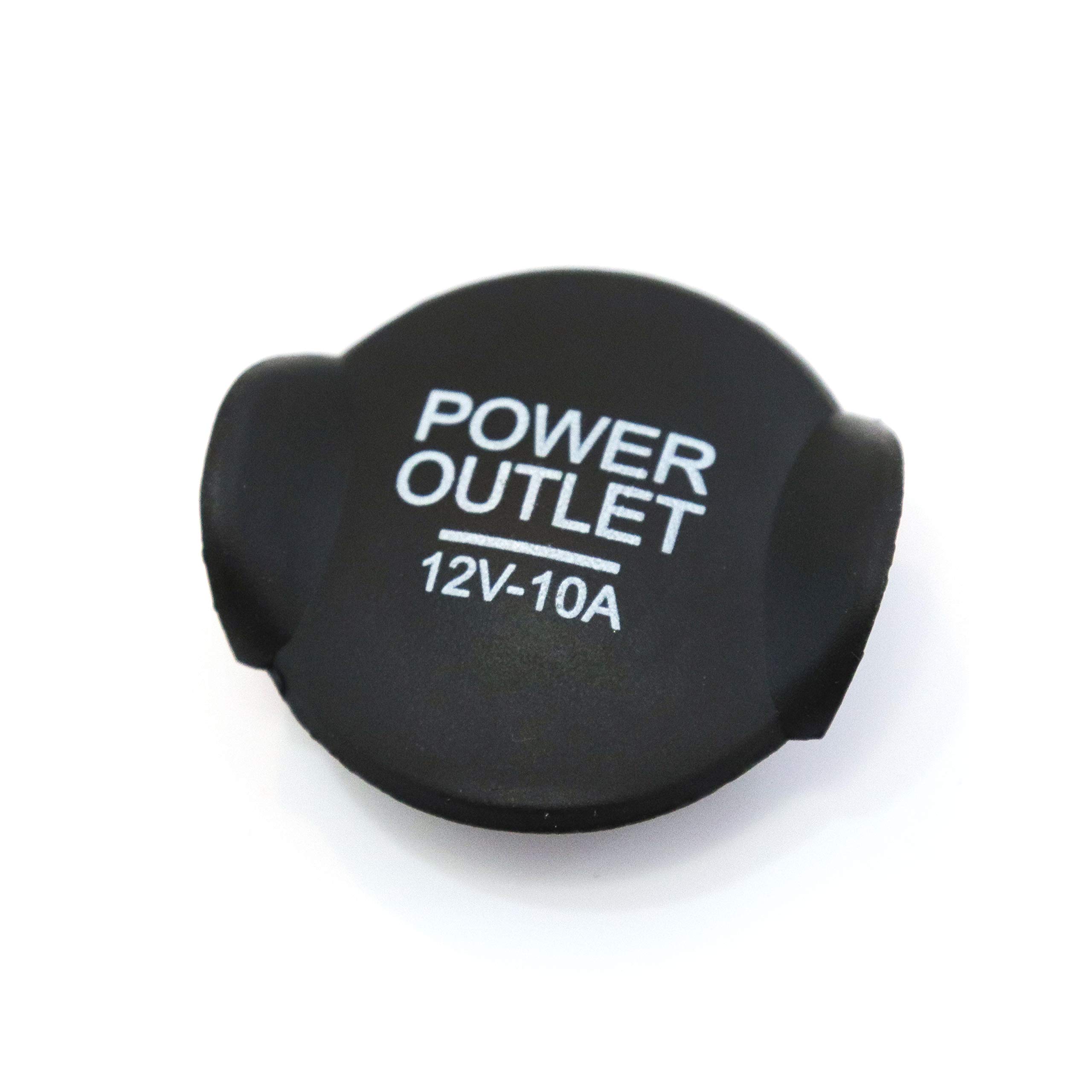 Red Hound Auto Power Outlet Socket Plug Cover Compatible with Ford Mercury (Escape 2005-2007, Expedition 2003-2006, Focus 2000-2007 and 2012-2014, Mustang 2005-2014, Mariner 2007)